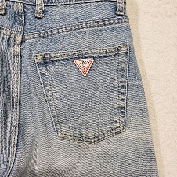 Womens Vintage Guess USA American Tradition Straight Leg Jean 28 100% Cotton 90s - Picture 1 of 11